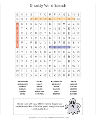 Here Is A Great Word Search Puzzle For Halloween It Has 24 Different Names For A Ghost From Apparition To Zombie E In 2020 Halloween Teaching Teaching Fun Vocabulary
