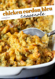 Chop the pepper ahead and pick up sliced mushrooms, and you'll have this microwaved in moments. Easy Chicken Cordon Bleu Casserole Cookies Cups