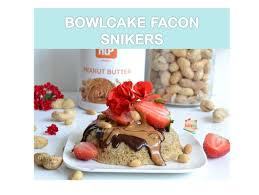 Bowlcake Facon Snikers Powered By Ultimaterecipe En 2020 Bowlcake Beurre De Cacahuete Alimentation