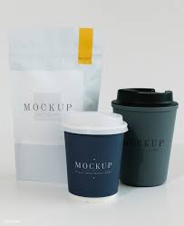 Download Premium Psd Of Packaging Mockup For A Coffee Shop 525559 In 2020 Coffee Shop Branding Coffee Shop Logo Coffee Cup Design