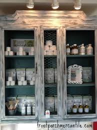 Only certain colors can be matched with milk color though, such as milk so if your kitchen is dark colored but you insisted to have milk paint kitchen cabinets, you might want to repaint the whole kitchen to create nicely. Miss Mustard Seed Milk Paint Display Front Porch Lifestyle