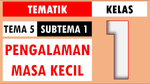 Diketahui, tema 5 kelas 1 berjudul pengalamanku, yang terdapat pada buku tematik terpadu kurikulum 2013 edisi revisi 2017. Soal Tematik Kelas 1 Tema 5 Subtema 1 Dan Kunci Jawaban Pengalaman Masa Kecil Youtube