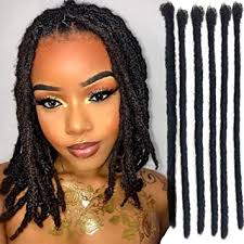 It may be easier for black people to have a smooth dreads due to their natural hair texture but its. Amazon Com Jisheng 8inch Human Hair Dreadlocks Full Handmade Locs Hair Extensions 10 Strands Pack Natural Black Beauty