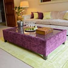 Luxury living room ottoman coffee table scheme living room ideas, source: Bespoke Puro Buttercup Fabric Glass Coffee Table F D Interiors Ltd