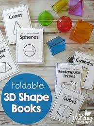 These dimensions are length, height, and width. Foldable 3d Shape Books Easy To Fold This Reading Mama