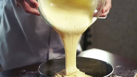 Cake Batter Pouring Into Baking Dish Stock Footage Video (100% Royalty-free) 16031596 | Shutterstock