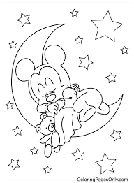 mickey mouse coloring page