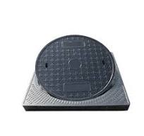 Recessed Composite Round Resin FRP BMC Manhole Cover Frame for Construction