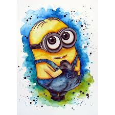 Diamond Painting Full Round Minions Everydayedeals Minion Art Minion Painting Minion Drawing