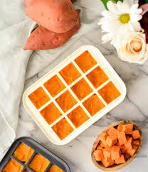 In a pan, bring water to a boil and add sweet potato chunks. Homemade Sweet Potato Baby Food Joyfoodsunshine