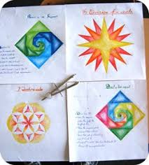 Geometry Pages Waldorf Teachers Gallery Math Art Projects Geometric Drawing Waldorf Math