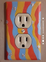 Diy Painted Outlet Cover In 2020 Bedroom Art Painting Easy Diy Room Decor Light Switch Covers Diy