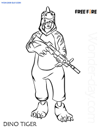 Garanta os seus para adquirir o passe fogo, girar no diamante royale, comprar e atualizar personagens, bem. Free Fire Coloring Pages Print For Free In A4 Format