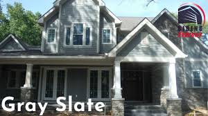 See installed color examples here: Gray Slate 2019 James Hardie Statement Collection Youtube