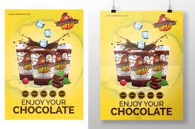 Baner unik durian kocok / cukup dengan 3 bahan, chocolate. Sribu Poster Design Design Poster Banner Minuman Chocola