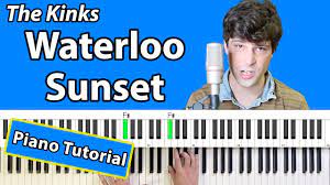 How To Play Waterloo Sunset By The Kinks Piano Tutorial Chords For Singing Youtube