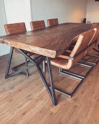 Custom Table Frame Custom Frame Metal Table Holztisch Design Tischdesign Esstisch Design