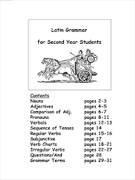 Ppt Latin Grammar For Second Year Students Powerpoint