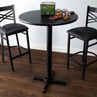 Ncf gaston casual 5 piece round counter height dining table & 4 chairs in black. 30 Round Table Sets Table Tops Webstaurantstore