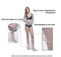 Other 10 Pack Disposable Sauna Sweat Coveralls Clear ...