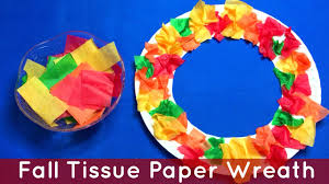 Check spelling or type a new query. Fall Tissue Paper Wreath Preschool And Kindergarten Art Project Youtube