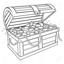 And from now on, this can be the primary photograph: Treasure Chest Black And White Coloring Book Page Royalty Free Cliparts Vectors And Stock Illustration Image 117694225