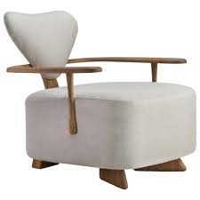 Contemporary Lounge Chair In Solid Brazilian Walnut Wood By Juliana Vasconcellos In 2020 Contemporary Lounge Chair Chair Modern Lounge Chairs