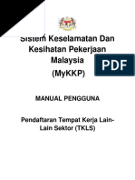 Kesihatan pekerjaan (mykkp) jabatan keselamatan dan kesihatan pekerjaan (jkkp) page 5 of 12 bil. Dosh Mykkp Manual User Pendaftaran Tempat Kerja Pdf