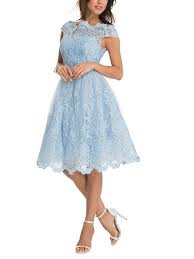 Baroque Style Tea Dress Knee Length Light Blue Cocktail Dresses Uk Tea Length Bridesmaid Dresses Bridesmade Dresses