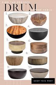 Drum table with removable lid. Drum Coffee Tables Taryn Whiteaker