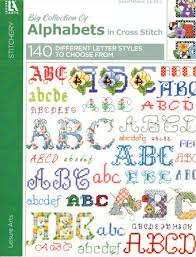But font types are provided automatically by computer system. Leisure Arts Big Collection Of Alphabets Cross Stitch Patterns 4362 123stitch