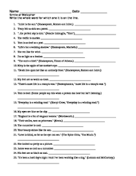 While similes employ explicit words of comparison, metaphors don't. Simile And Metaphor Worksheet By Rainbow Kitten Unicorn Tpt
