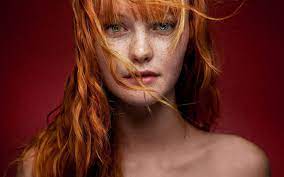This is a pretty red! Wallpaper Women Redhead Portrait Long Hair Bare Shoulders Glasses Green Eyes Photography Freckles Fashion Hair In Face Mouth Nose Person Skin Head Kacy Anne Hill Girl Beauty Eye Woman Lady Sense