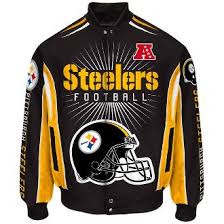 Pittsburgh Steelers G Iii Sports By Carl Banks Black Burst Cotton Twil Jacket Steelers Pittsburgh Steelers Cotton Twill Jacket