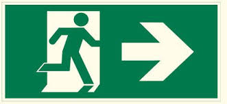Image result for exit sign