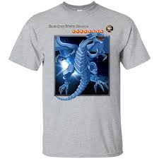 Yu Gi Oh Blue Eyes White Dragon G200 Gildan Ultra Cotton T Shirt