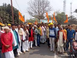 सात दिवसीय शिव महापुराण कथा को लेकर घैलाढ़ में निकाली गई कलश यात्रा -  MadhepuraTimes