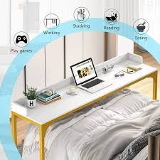 Tribesigns Overbed Table With Wheels
