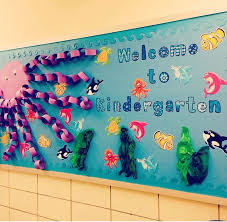 Summer is officially here in the uk and the weather is truly glorious! My Attempt At A Under The Sea Kindergarten Welcome Bulletin Board Kindergarten Bulletin Boards Ocean Theme Classroom Kindergarten Classroom Themes