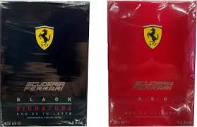 Citruses, lime, bergamot, apple, plum middle notes: Buy Scuderia Ferrari Black Signature Red Pack Of 2 Eau De Toilette 250 Ml Online In India Flipkart Com