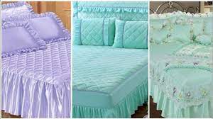 Nowadays, different types of bed sheet designs available in the market. Classically Frilly Bed Sheet Designs Wooooow Outstanding Bridal Bedsheet Designs Youtube