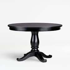 Make a statement with black dining tables. Avalon 45 Black Round Extension Dining Table Reviews Crate And Barrel