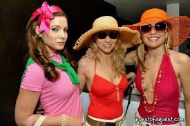 Yacht Rock Attire Swimming Suit Sunglasses Floppy Hat Yacht Party Outfit Rock Costume Yacht Party