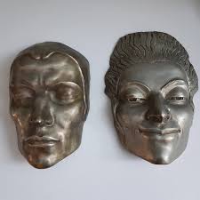 Art Deco Silvered Bronze Wall Sculpture by Doris Kathleen Flinn For Sale at  1stDibs