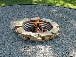 How to build a flagstone patio. Build A Cozy Firepit In Your Backyard