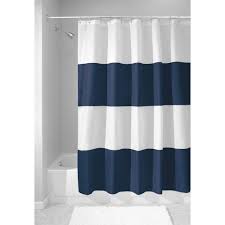Manufactured to the highest quality available. Mdesign Shower Curtain With Stripes Ideal Bathroom Accessories With Perfect Dimensions 183 Cm X 183 Cm Long Lasting Shower Curtain Navy Blue White Buy Online In Angola At Angola Desertcart Com Productid 51333732