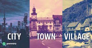 Country living there are many different factors to overcome on why.modern life v/s village life many towns and villages then are nothing more than suburbs today. City Town And Village What S The Difference Grammarly