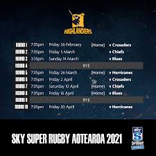 Un lugar para seguir el rugby, la fórmula 1 y más. Highlanders To Kick Of 2021 Sky Super Rugby Draw My Little Local
