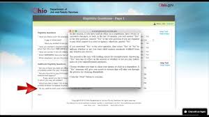 How To Apply For Unemployment Benefits Online In Ohio Youtube