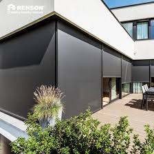 Our Panovista And Panovista Max Are The Perfect Solution For Corner Windows From The Outside It Looks Perfectly Eckfenster Aussenjalousien Sonnenschutz Fenster